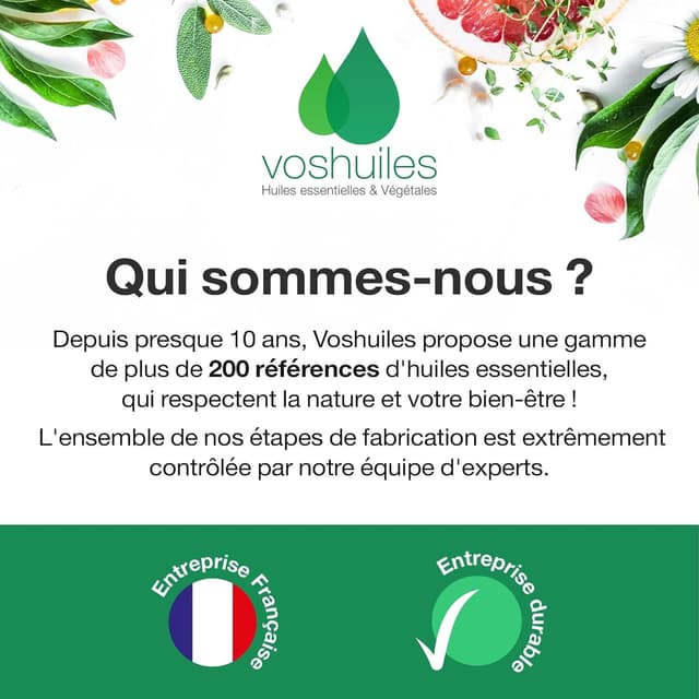 Detalle de Voshuiles Huile Essentielle de Myrrhe (Piper nigrum) 10 ml, 100% pure et naturelle