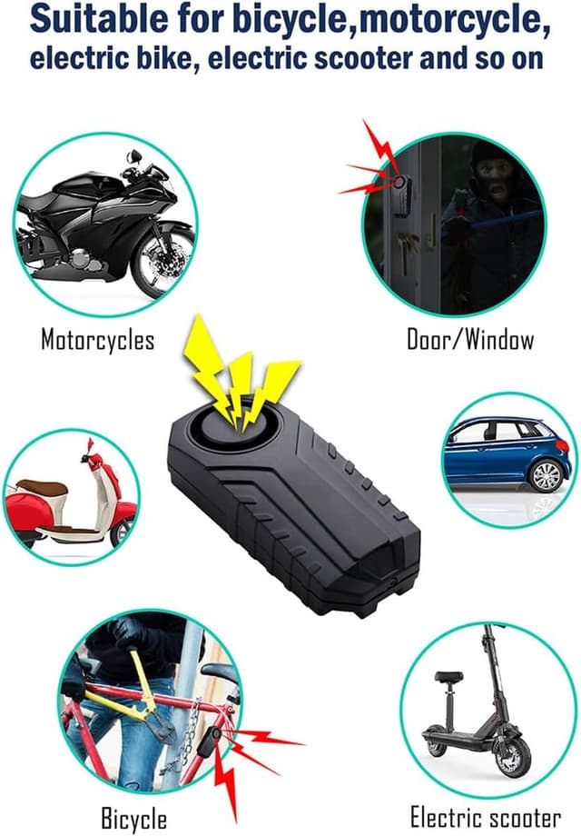 Detalle 2 de Meichoon Bike Alarm 113 dB vibration sensor