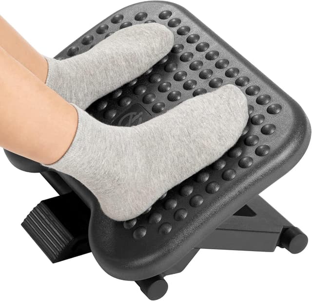 Detalle de HUANUO Adjustable Desk Footrest for Posture