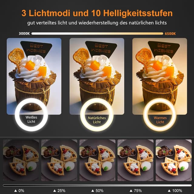 Thumbnail 2 de Evershop Ringlicht 10” Stativ