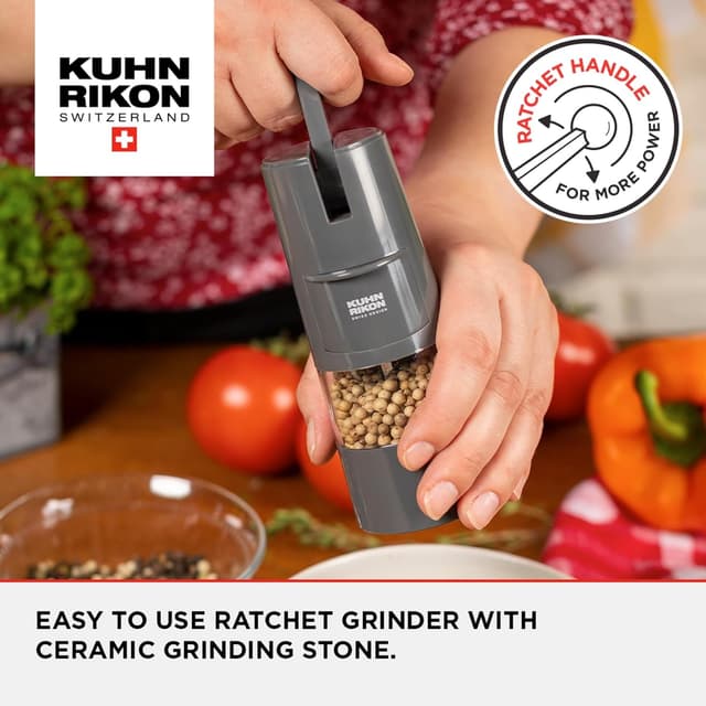 Thumbnail 1 de Kuhn Rikon Ratchet Grinder Salt Mill 3 Year Guarantee
