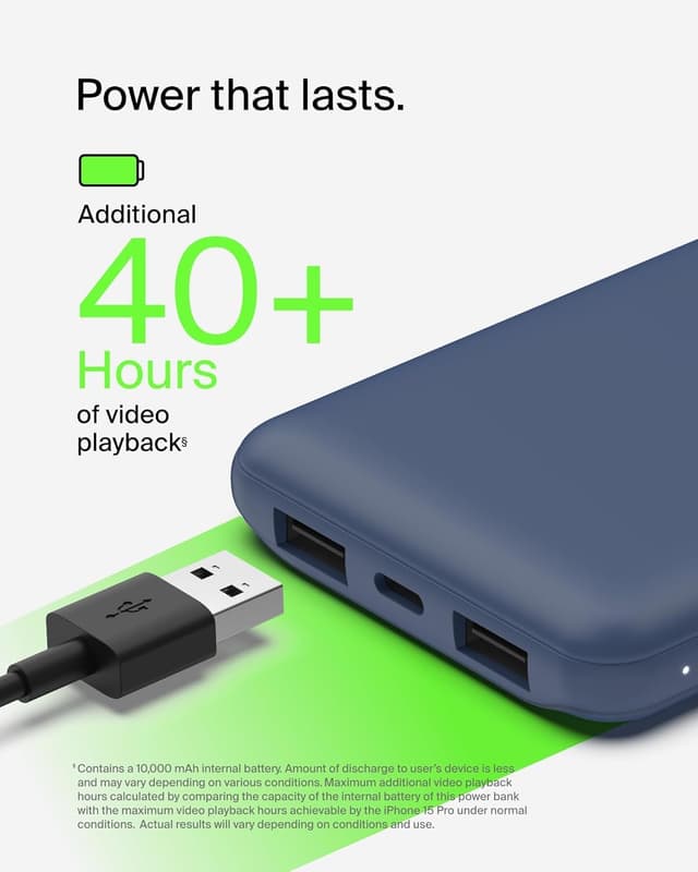 Detalle 2 de Belkin USB-C Powerbank 10000 mAh