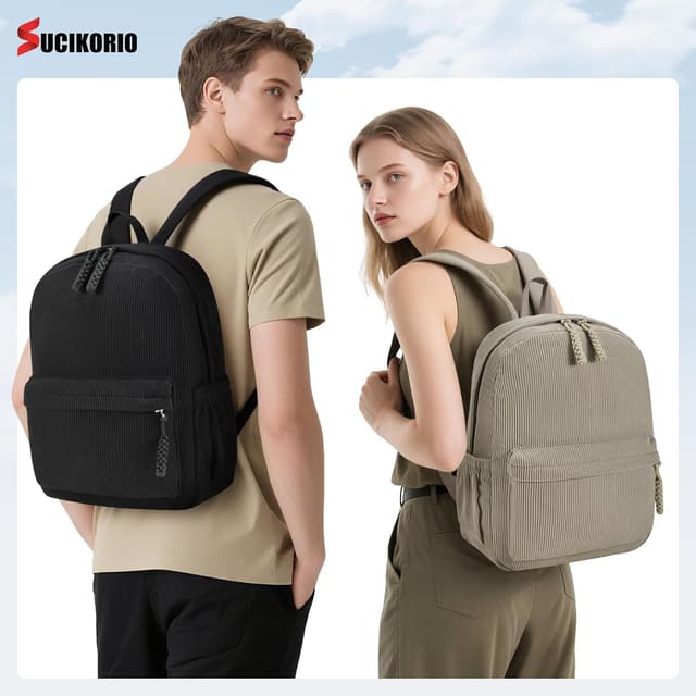 Thumbnail 6 de SUCIKORIO zaino da viaggio 40x30x10 impermeabile con porta PC fino a 15,6