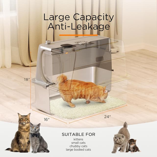 Detalle de Citylifehouse Citylife XL cat litter box 61 x 41 x 39 cm