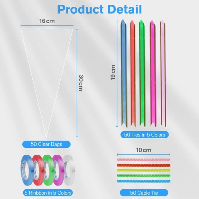 Thumbnail 1 de OFFCUP Süßigkeiten Tüten 16x30cm Transparent