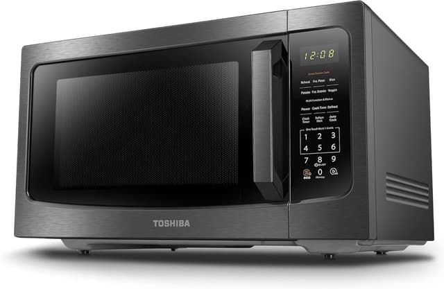 Imagen de TOSHIBA ML-EM45P(BS) 1200W Microwave 1.6 cu ft en OfertitasTOP