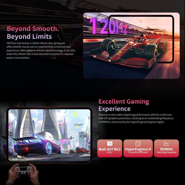 Detalle de TECLAST T65 Plus tablet 13,4 120Hz