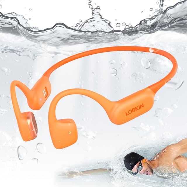 Detalle de LOBKIN Bluetooth bone conduction headphones