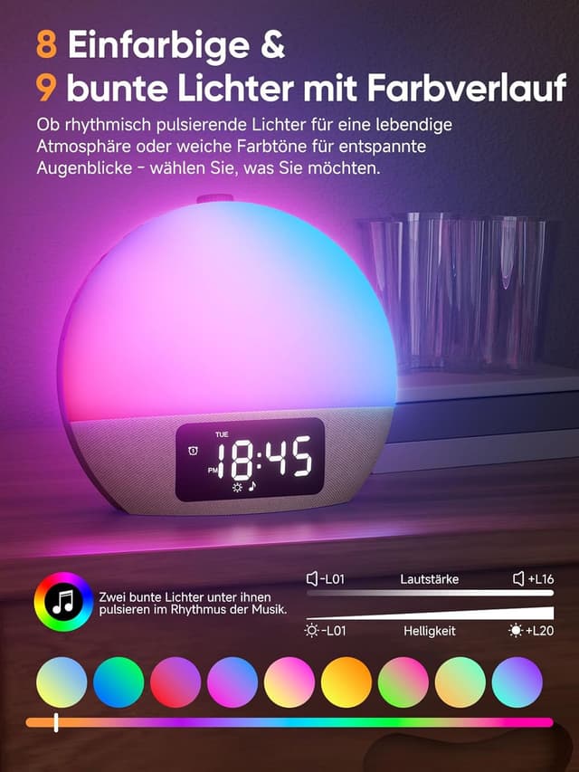 Thumbnail 6 de Foryond Tageslichtwecker 25 KlĂ€nge đł