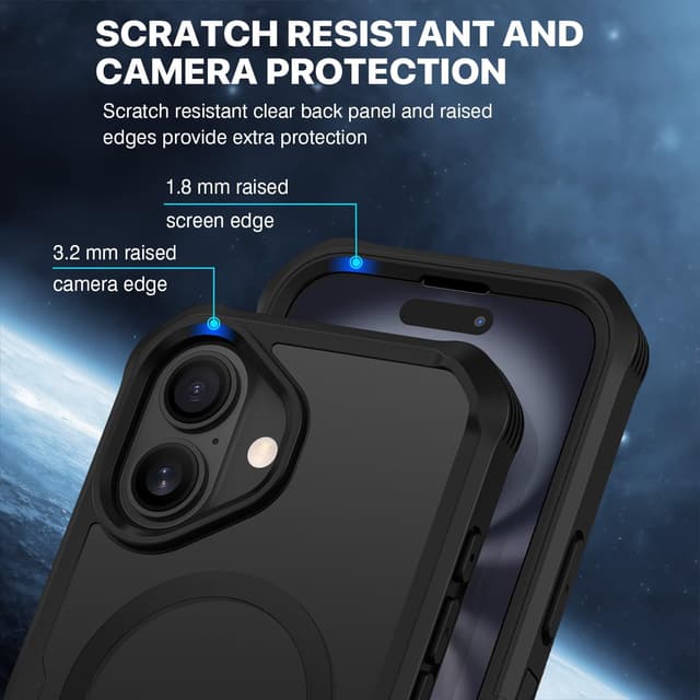 Detalle de iPhone 16 case with MagSafe, 6.1 inch