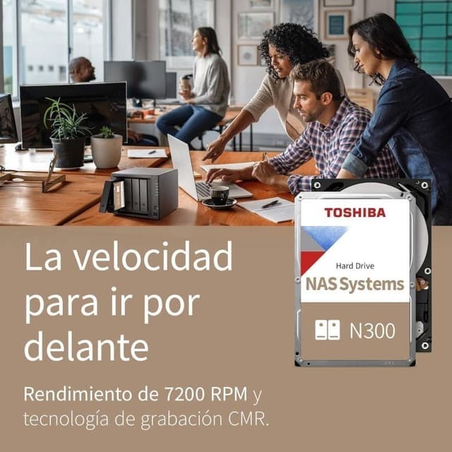 Detalle 2 de Toshiba N300 12 TB para NAS