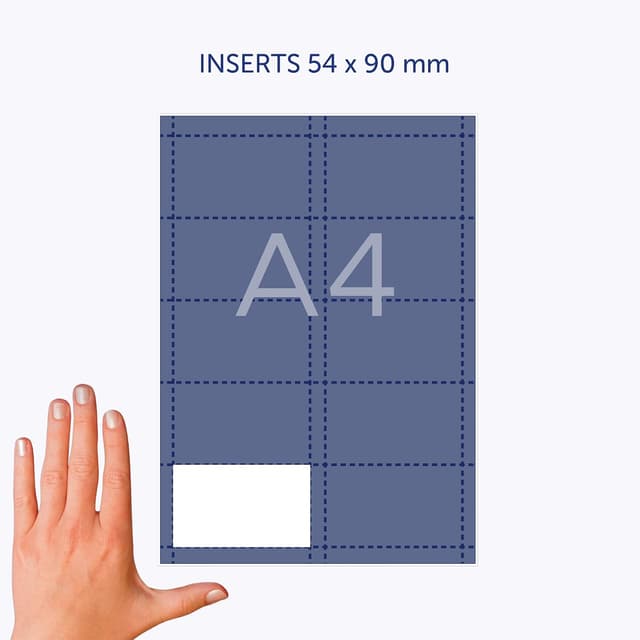 Thumbnail 5 de AVERY Pochette 200 inserts badges 90x54