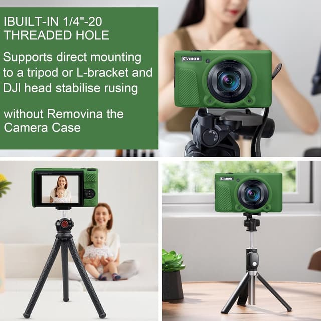 Thumbnail 6 de Elonbo SX740 camera case in green