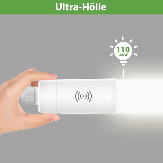 Thumbnail 6 de zemty Feuchtraum-LED-Leuchte 120 cm mit Bewegungsmelder, 4000K, IP65 (36W, 3.960 lm)