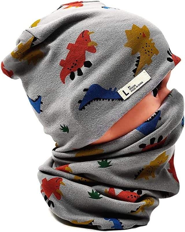 Detalle de FUYAO Cotton Kids Hat and Tube Scarf Set
