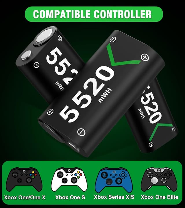 Detalle de Xbox Controller Akku für 25+ Stunden
