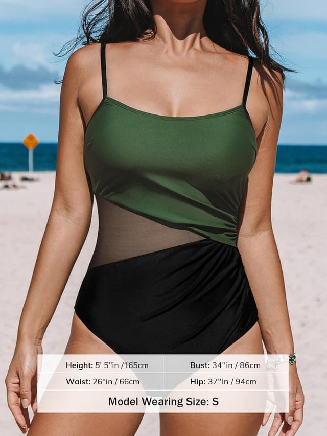 Thumbnail 3 de CUPSHE Maillot une pièce Col rond Découpe dos