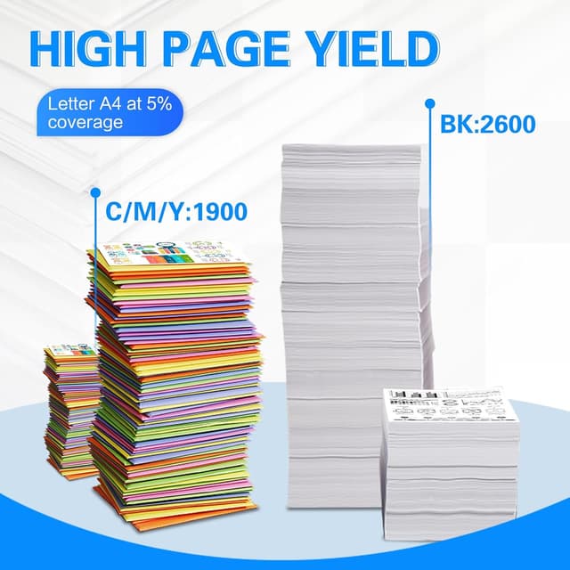 Detalle de SANCTink lot de cartouches compatibles Epson 35XL (2 Noir, 1 Cyan, 1 Magenta, 1 Jaune)