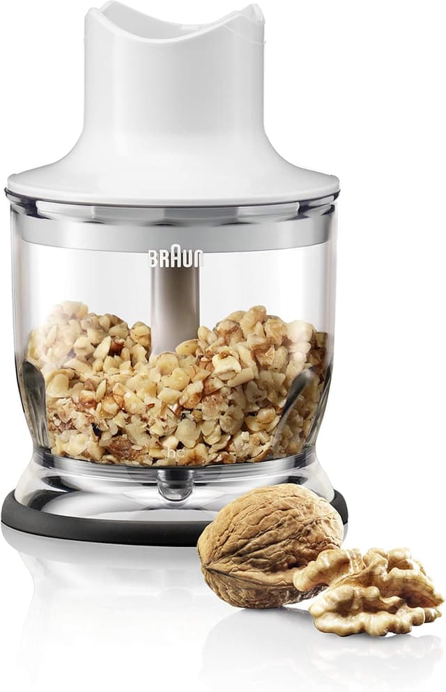 Detalle de De'Longhi Braun MQ20 Accessorio Mini Tritatutto EasyClick da 350 ml (bianco)