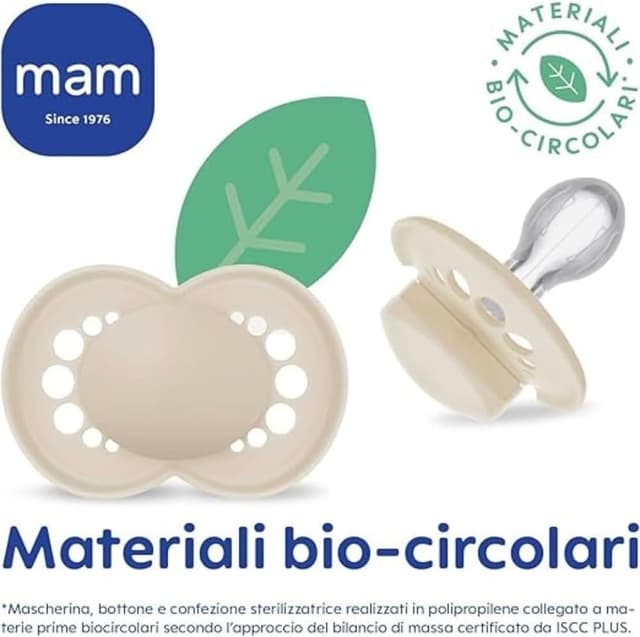 Thumbnail 6 de MAM Perfect confezione doppia succhietto 16+ mesi (set da 2) in silicone SkinSoft con custodia sterilizzatrice, azzurro