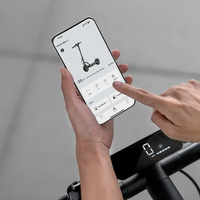 Detalle de Navee N65i patinete eléctrico plegable 1000W