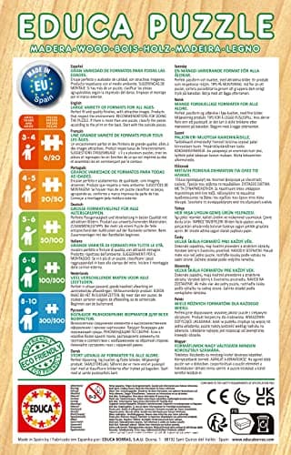 Detalle de Educa Puzzle Madera Disney Princesas 100 Piezas 🧩 A partir de 6 años