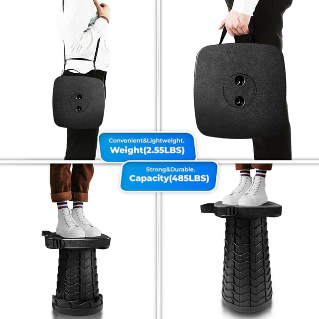 Detalle 1 de SCOPIFY Telescopic Portable Stool 200KG