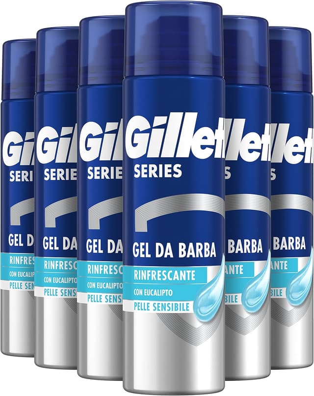 Detalle de Gillette Series Gel da barba rinfrescante 200 ml