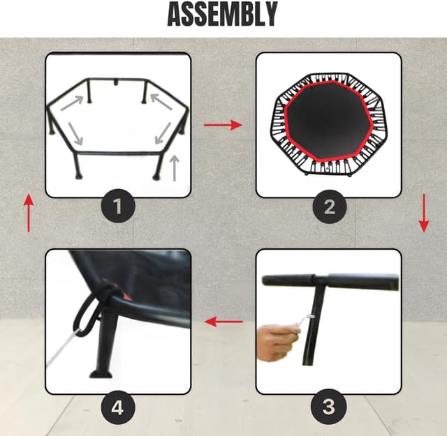 Thumbnail 4 de Trampolín Fitness Ø90cm Plegable y Silencioso para Todos ⛹