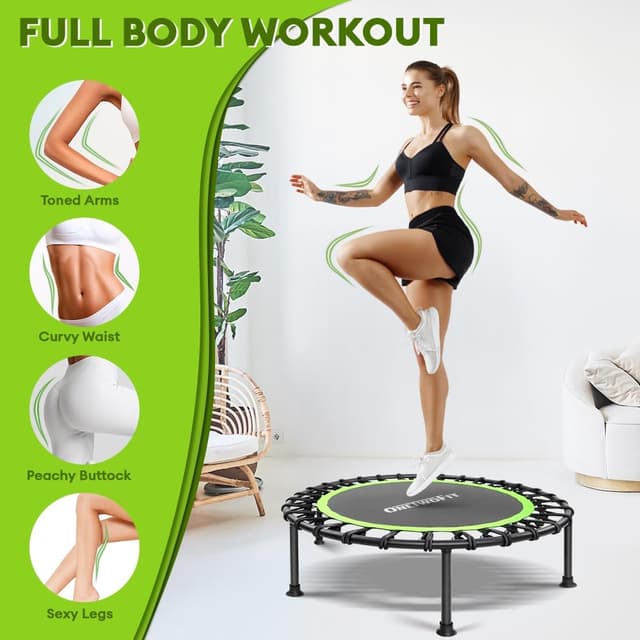 Thumbnail 5 de ONETWOFIT Trampolín de Fitness 107/114cm