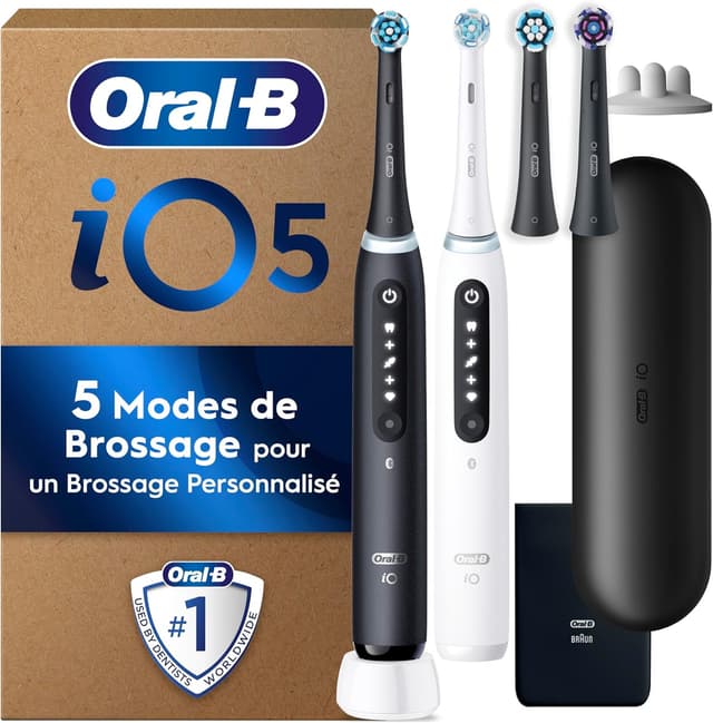 Imagen de Oral-B Duo iO 5 Noir et Blanc en OfertitasTOP