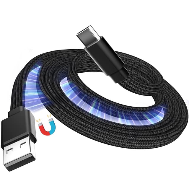 Detalle de Magtame Magnetic USB A to USB‑C Cable 1m, Fast Charging