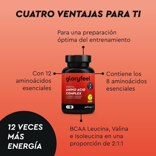 Thumbnail 2 de Aminoácidos Complex 270 Tab. Vegano 💪 - Potencia tus Resultados