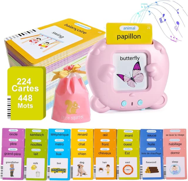 Imagen de Dokkita Französisch Lernkarten 2 bis 6 Jahre en OfertitasTOP