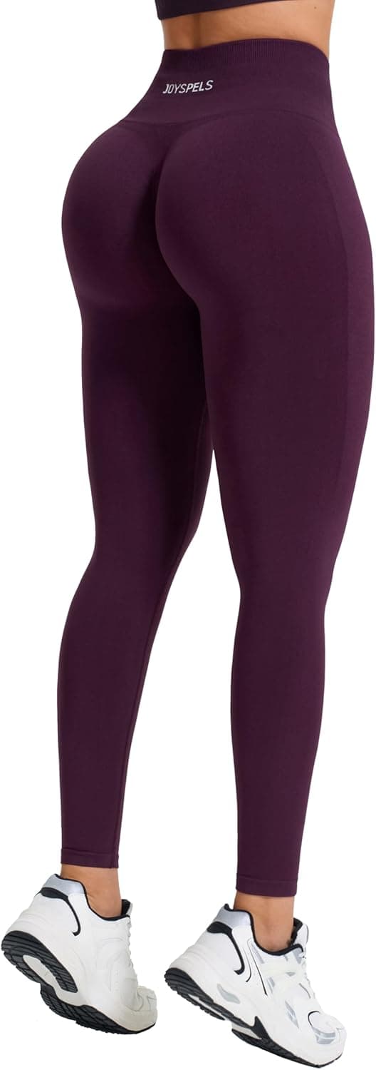 Detalle de JOYSPELS Damen Scrunch Sportleggings Seamless – Gym Leggins für Training, Yoga & Joggen