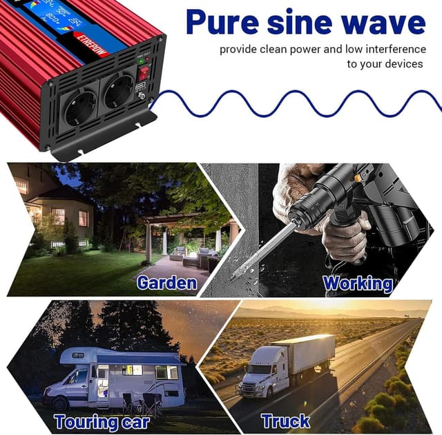 Thumbnail 5 de ETREPOW 3000W onduleur 24V→220V 🔌