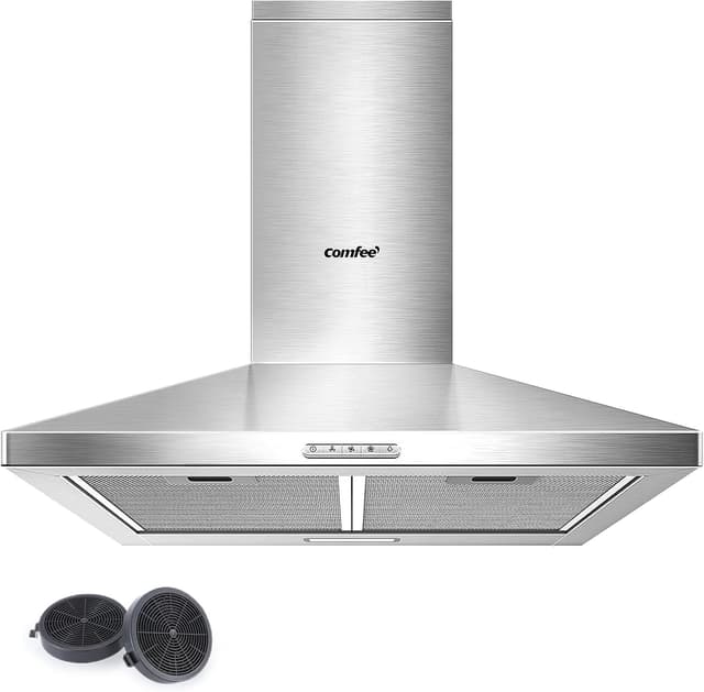 Detalle de COMFEE' PYRA17SS-60 campana extractora 400 m³/h