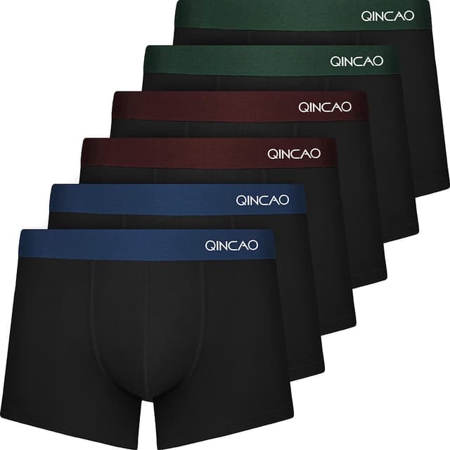 Imagen de QINCAO Boxer da uomo confezione 6 pezzi taglia S–4XL 🩲 en OfertitasTOP
