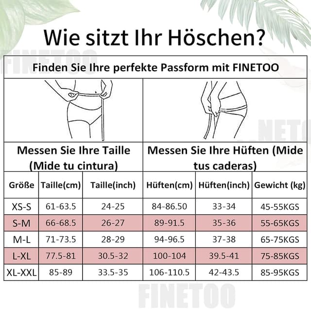 Thumbnail 5 de FINETOO 6er Pack Seamless Unterhosen Damen