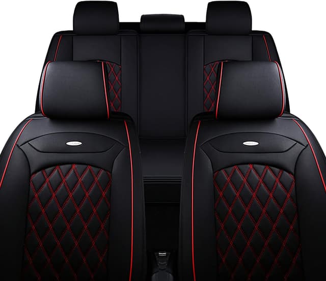 Thumbnail 5 de WANGIRL Sitzbezug Rückbank Schwarz Rot