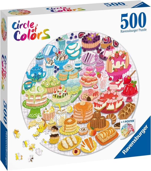 Thumbnail 6 de Ravensburger Puzzle rond 500 pièces 17171