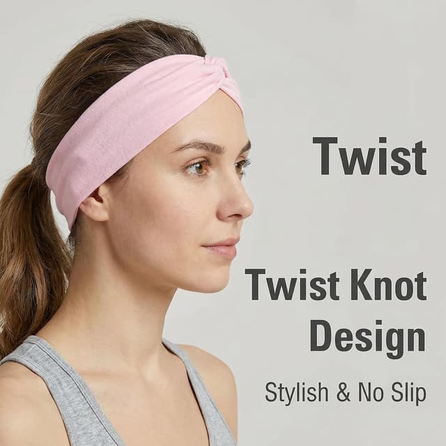 Detalle 2 de Stretchy Sport Headbands 12-pack for Women