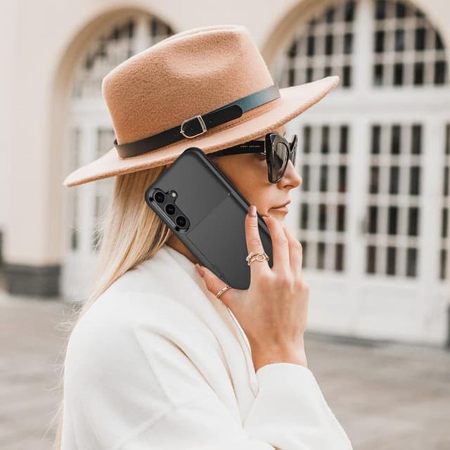 Thumbnail 6 de Coolden Galaxy S24 Plus Wallet Case (Black) with Card Holder, Shockproof Hybrid PC + TPU Protection