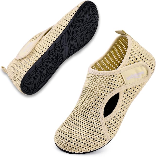 Detalle de WateLves Water Shoes for Men & Women – Quick-Dry Aqua Socks with Adjustable Magic Tape