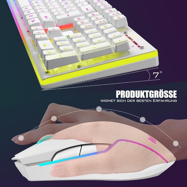 Thumbnail 4 de RedThunder K10 kabelloses Gaming Set 3200 DPI