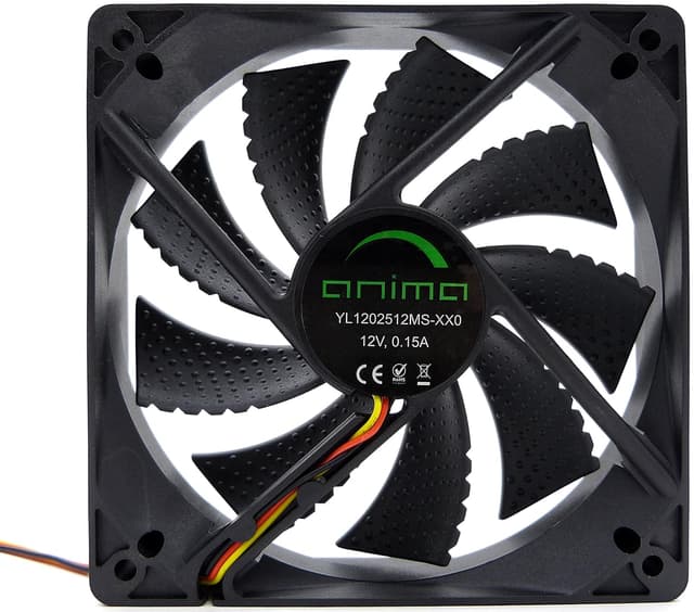 Detalle 2 de TACENS ANIMA AF12 : ventilateur PC 12 cm à 9 pales, faible consommation