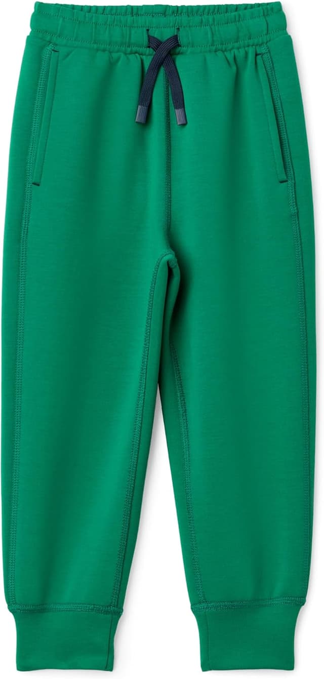 Detalle de Amazon Essentials boys’ athletic regular-fit workout jogger bottoms with pockets (active sweat)