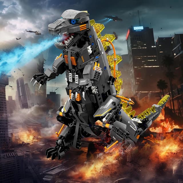 Thumbnail 6 de Sunrad Technik Roboter-Bauspielzeug 5-in-1 mit App & Fernsteuerung (935 Teile) – Programmierbares Technic-Set für Kinder 7–12+