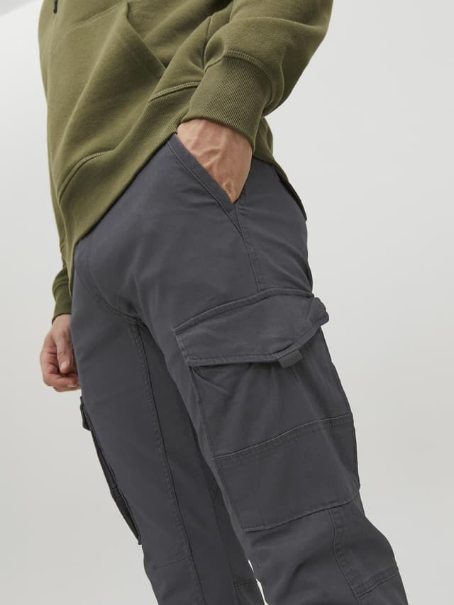 Thumbnail 6 de Jack & Jones men’s stretch cuffed cargo pants in cotton