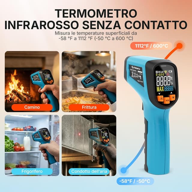 Detalle de Tilswall Termometro Infrarossi 0,5 s